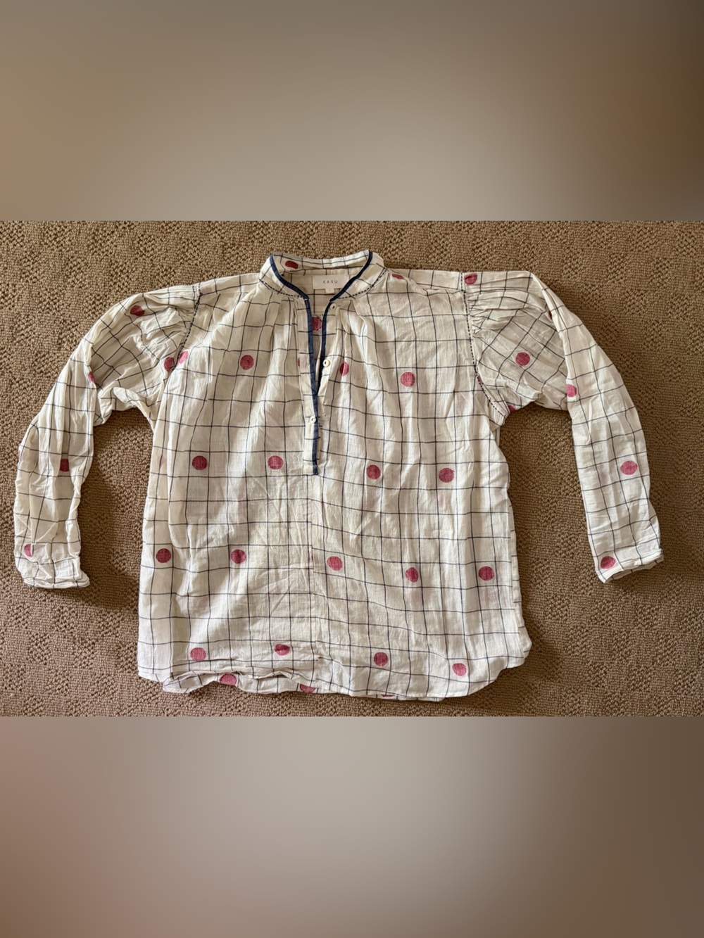 Karu The Tinkerer’s Blouse in Jamdani Cotton